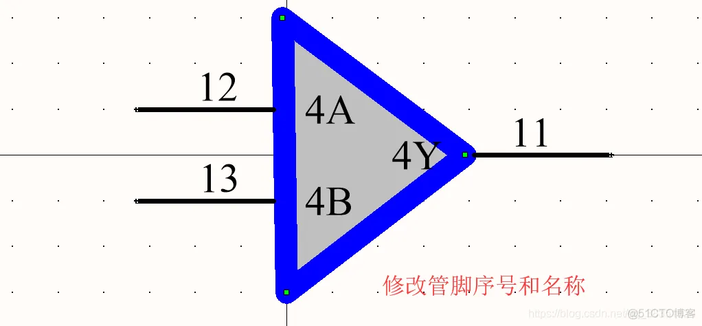 Altium Designer 18 速成实战 第二部分 元件库(原理图库)创建 （三）子件元件符号的绘制（实例：放大器创建）_实例：放大器创建_12